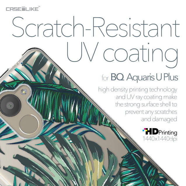 BQ Aquaris U Plus case Tropical Palm Tree 2238 with UV-Coating Scratch-Resistant Case | CASEiLIKE.com