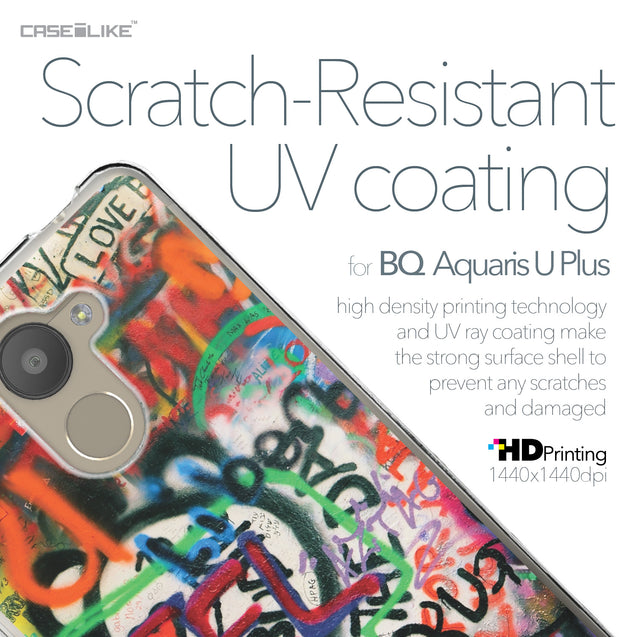 BQ Aquaris U Plus case Graffiti 2721 with UV-Coating Scratch-Resistant Case | CASEiLIKE.com