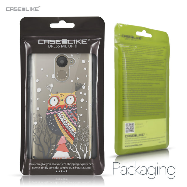 BQ Aquaris U Plus case Owl Graphic Design 3317 Retail Packaging | CASEiLIKE.com