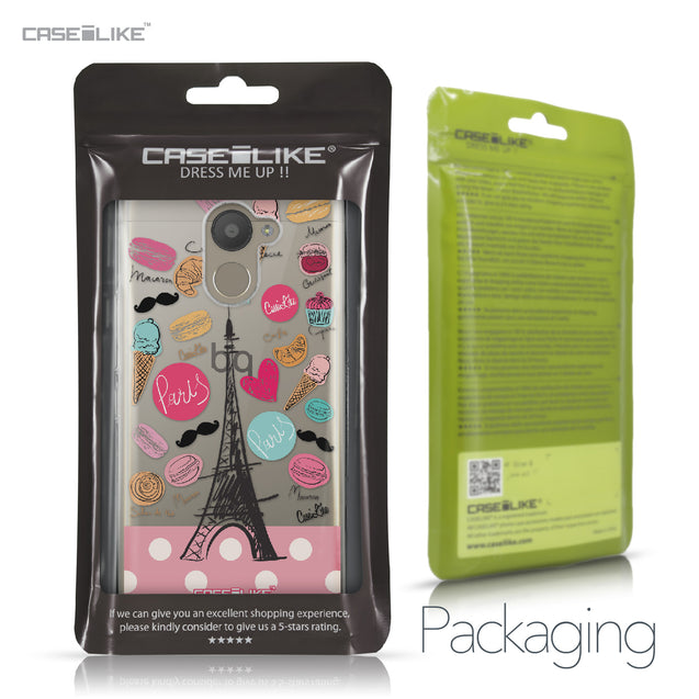 BQ Aquaris U Plus case Paris Holiday 3904 Retail Packaging | CASEiLIKE.com