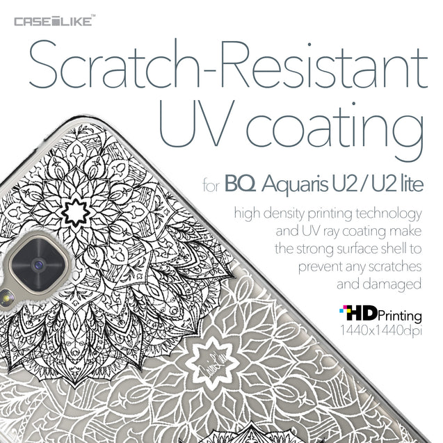 BQ Aquaris U2 / U2 Lite case Mandala Art 2093 with UV-Coating Scratch-Resistant Case | CASEiLIKE.com