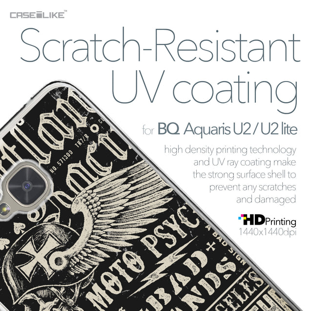 BQ Aquaris U2 / U2 Lite case Art of Skull 2531 with UV-Coating Scratch-Resistant Case | CASEiLIKE.com