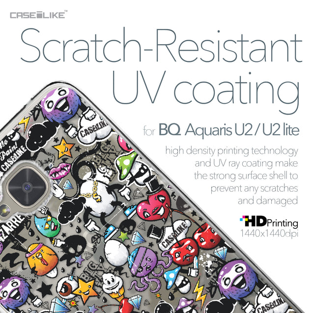 BQ Aquaris U2 / U2 Lite case Graffiti 2703 with UV-Coating Scratch-Resistant Case | CASEiLIKE.com
