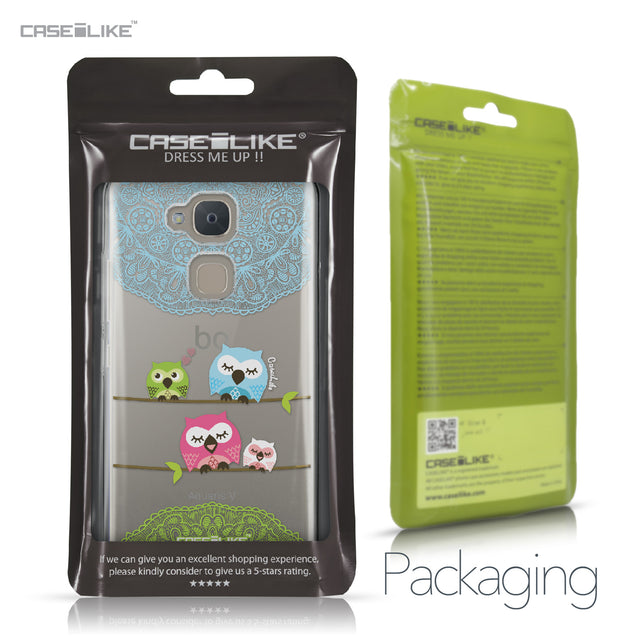 BQ Aquaris V case Owl Graphic Design 3318 Retail Packaging | CASEiLIKE.com