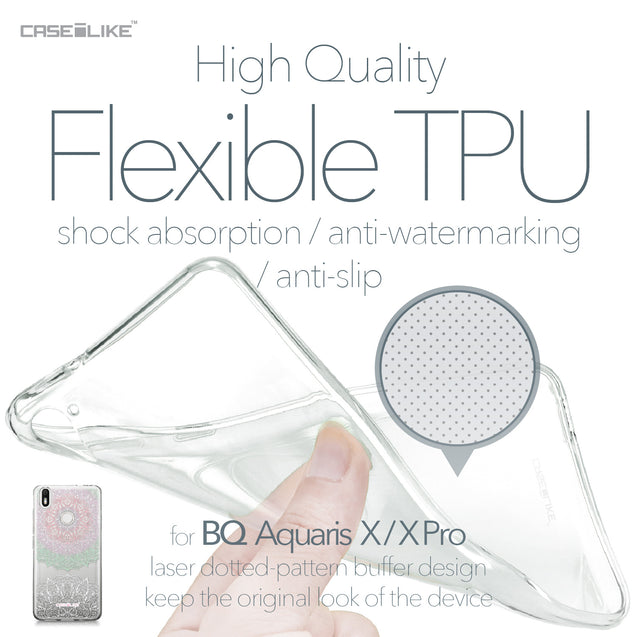 BQ Aquaris X / X Pro case Mandala Art 2092 Soft Gel Silicone Case | CASEiLIKE.com