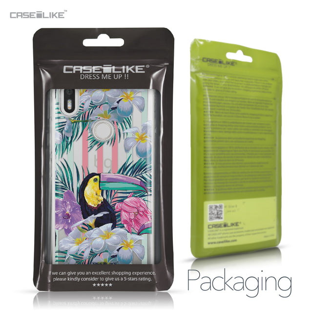 BQ Aquaris X / X Pro case Tropical Floral 2240 Retail Packaging | CASEiLIKE.com