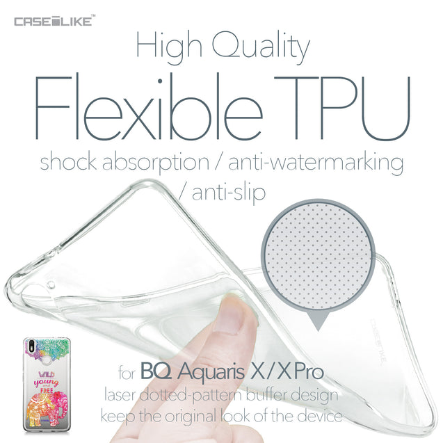 BQ Aquaris X / X Pro case Mandala Art 2302 Soft Gel Silicone Case | CASEiLIKE.com