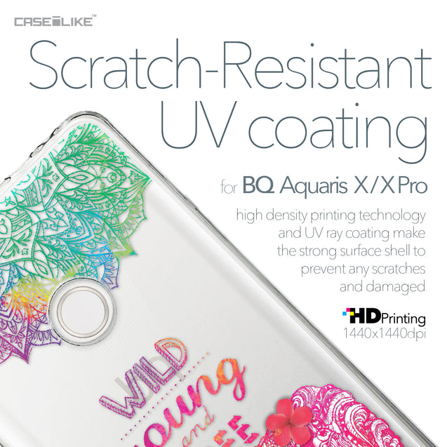 BQ Aquaris X / X Pro case Mandala Art 2302 with UV-Coating Scratch-Resistant Case | CASEiLIKE.com