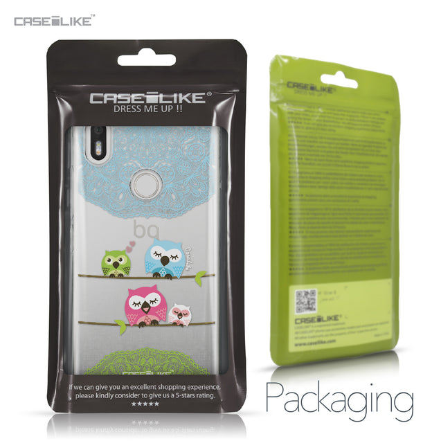 BQ Aquaris X / X Pro case Owl Graphic Design 3318 Retail Packaging | CASEiLIKE.com