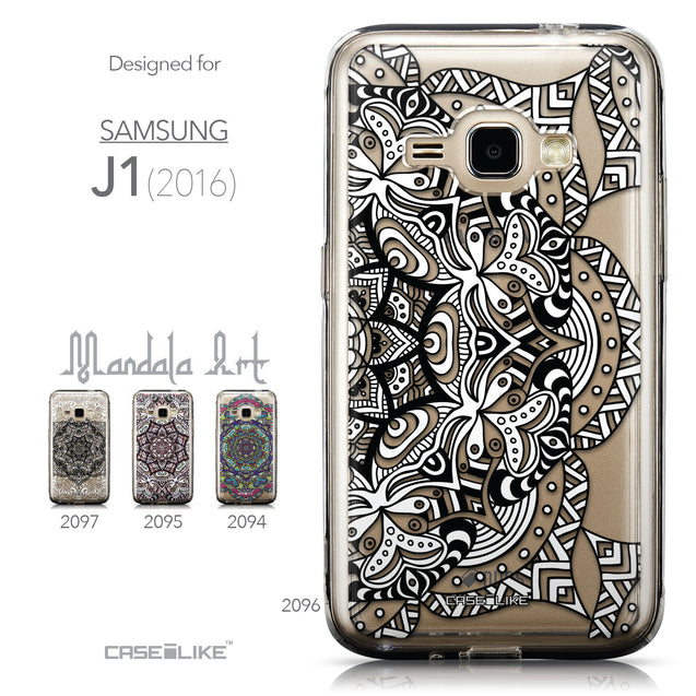 Collection - CASEiLIKE Samsung Galaxy J1 (2016) back cover Mandala Art 2096