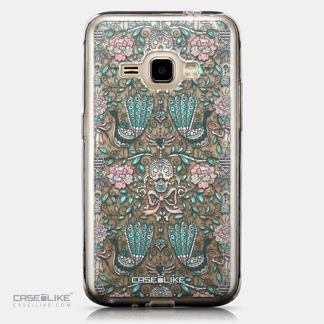 CASEiLIKE Samsung Galaxy J1 (2016) back cover Roses Ornamental Skulls Peacocks 2226
