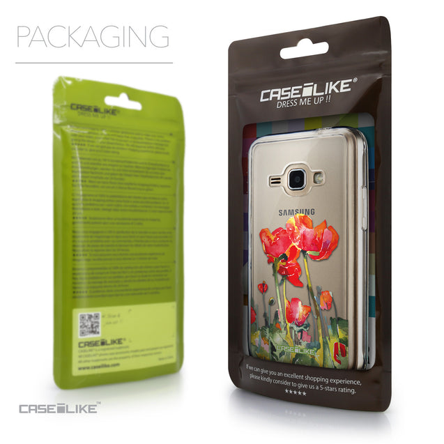 Packaging - CASEiLIKE Samsung Galaxy J1 (2016) back cover Watercolor Floral 2230