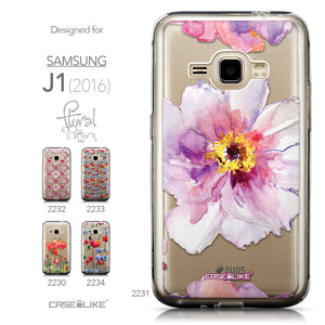 Collection - CASEiLIKE Samsung Galaxy J1 (2016) back cover Watercolor Floral 2231