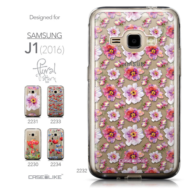 Collection - CASEiLIKE Samsung Galaxy J1 (2016) back cover Watercolor Floral 2232