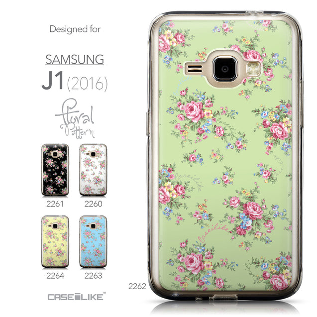 Collection - CASEiLIKE Samsung Galaxy J1 (2016) back cover Floral Rose Classic 2262