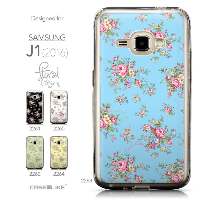 Collection - CASEiLIKE Samsung Galaxy J1 (2016) back cover Floral Rose Classic 2263