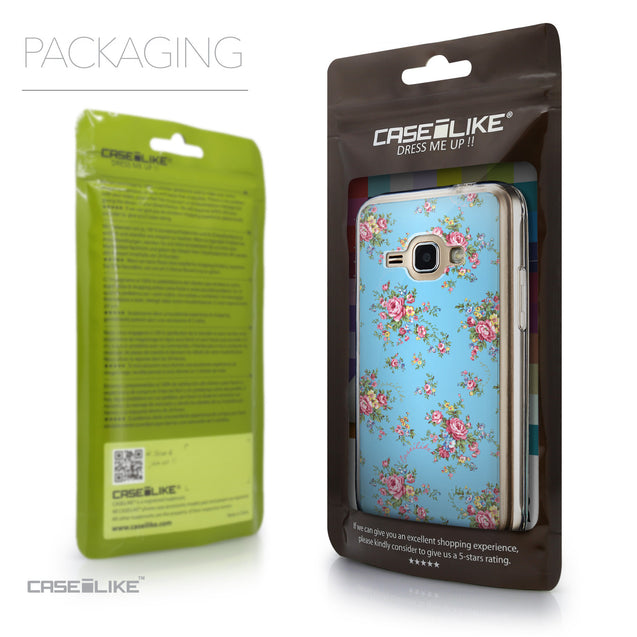 Packaging - CASEiLIKE Samsung Galaxy J1 (2016) back cover Floral Rose Classic 2263