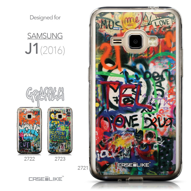 Collection - CASEiLIKE Samsung Galaxy J1 (2016) back cover Graffiti 2721