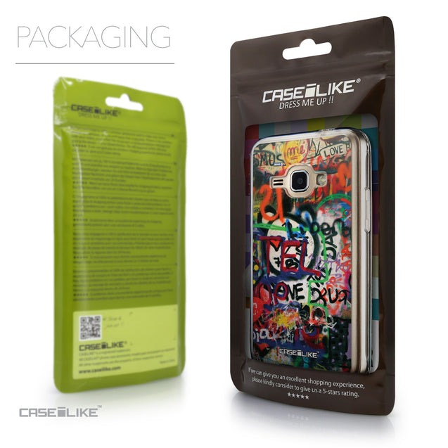Packaging - CASEiLIKE Samsung Galaxy J1 (2016) back cover Graffiti 2721