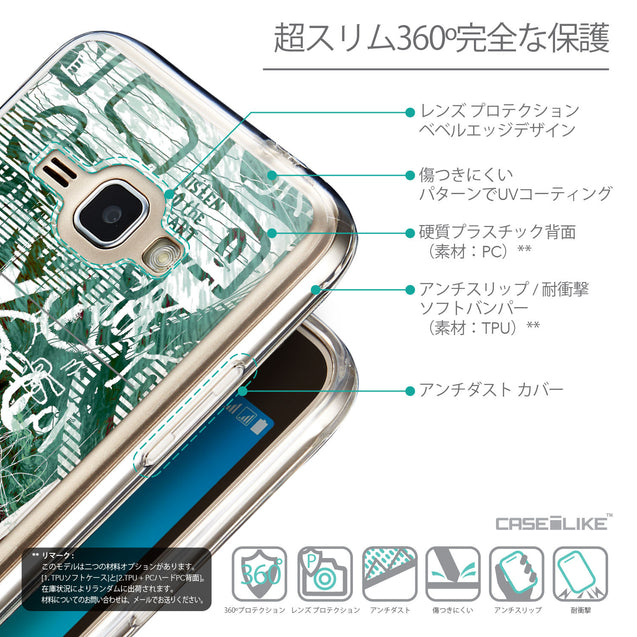 Details in Japanese - CASEiLIKE Samsung Galaxy J1 (2016) back cover Graffiti 2728