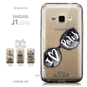 Collection - CASEiLIKE Samsung Galaxy J1 (2016) back cover Paris Holiday 3911
