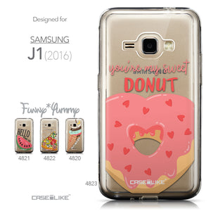 Collection - CASEiLIKE Samsung Galaxy J1 (2016) back cover Dounuts 4823