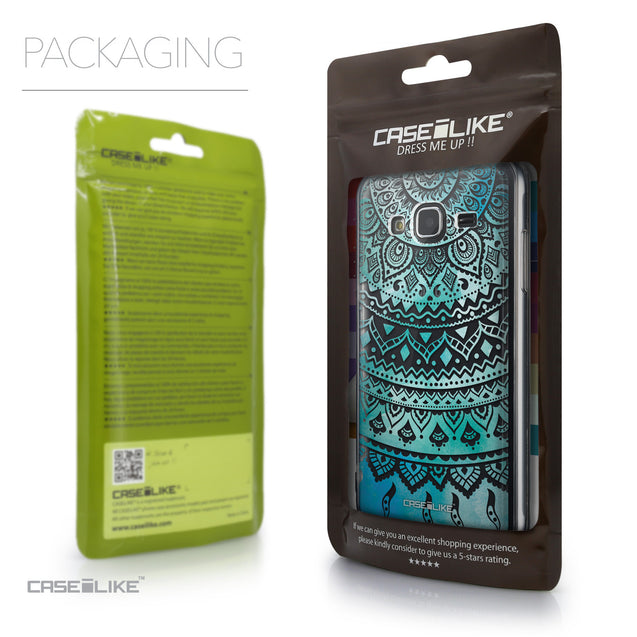 Packaging - CASEiLIKE Samsung Galaxy J3 (2016) back cover Indian Line Art 2066