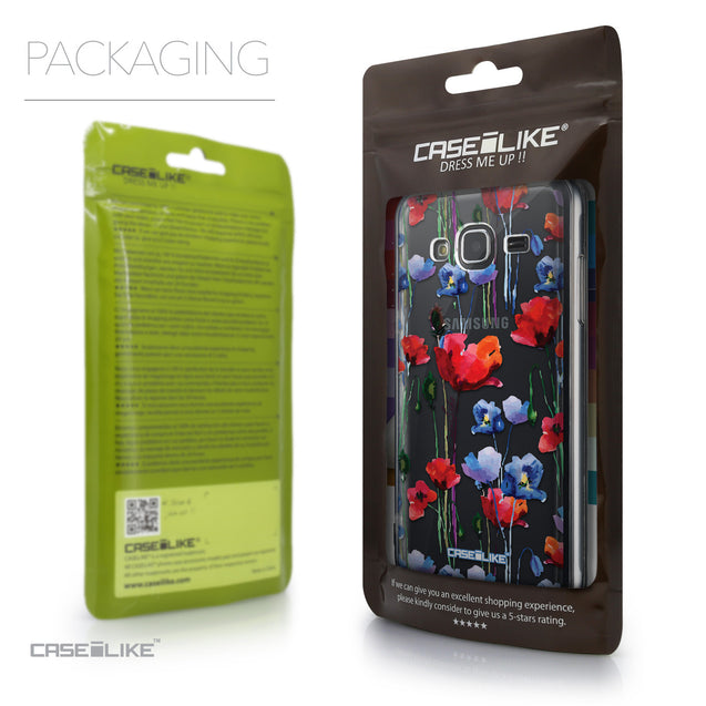 Packaging - CASEiLIKE Samsung Galaxy J3 (2016) back cover Indian Line Art 2061