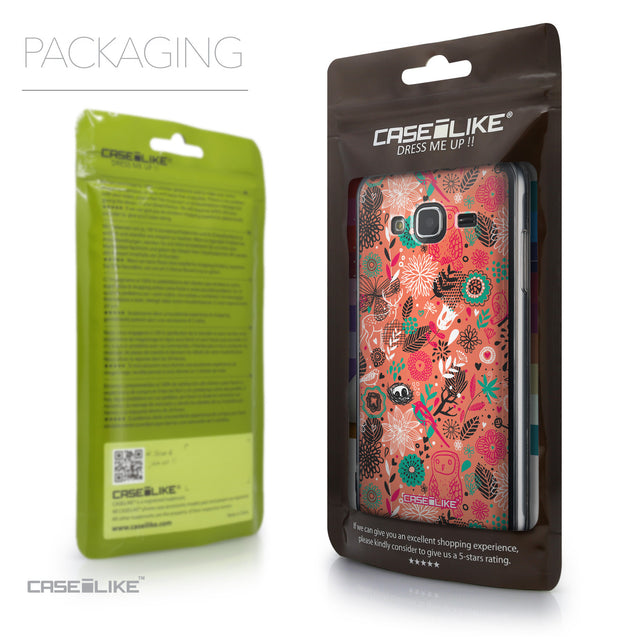 Packaging - CASEiLIKE Samsung Galaxy J3 (2016) back cover Spring Forest Pink 2242