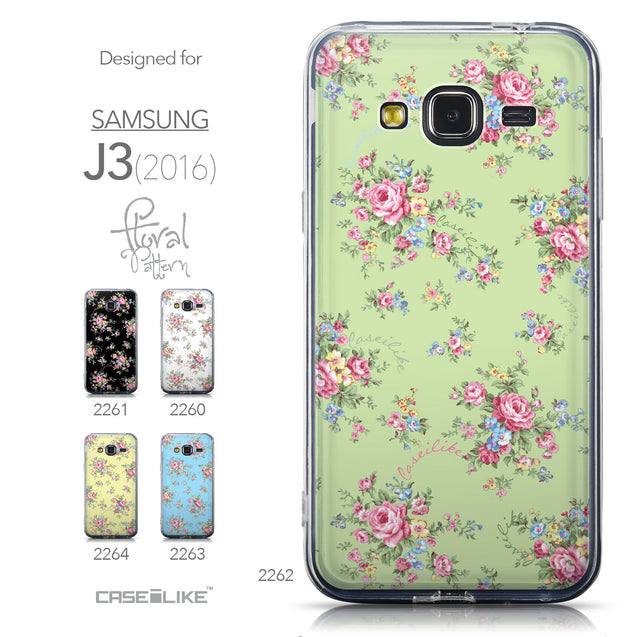 Collection - CASEiLIKE Samsung Galaxy J3 (2016) back cover Floral Rose Classic 2262