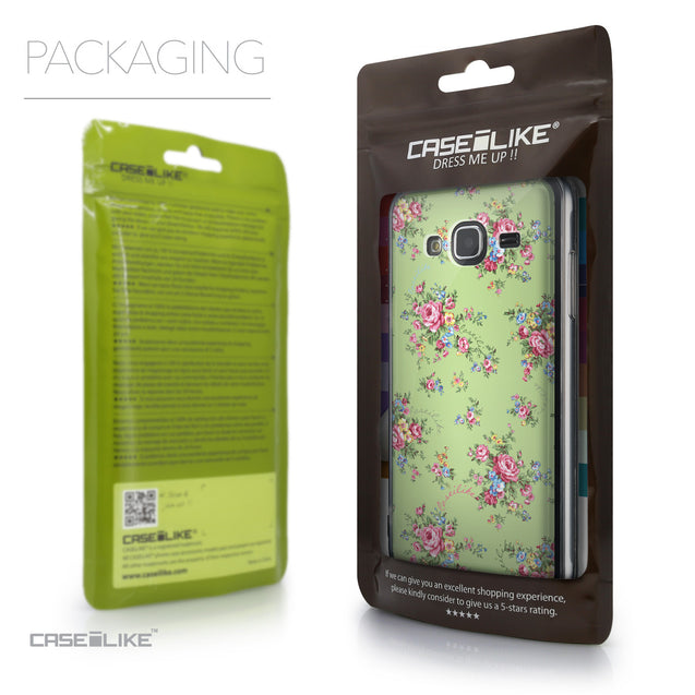 Packaging - CASEiLIKE Samsung Galaxy J3 (2016) back cover Floral Rose Classic 2262