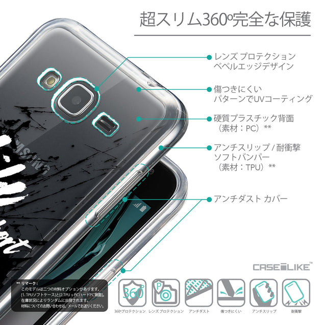 Details in Japanese - CASEiLIKE Samsung Galaxy J3 (2016) back cover Quote 2416