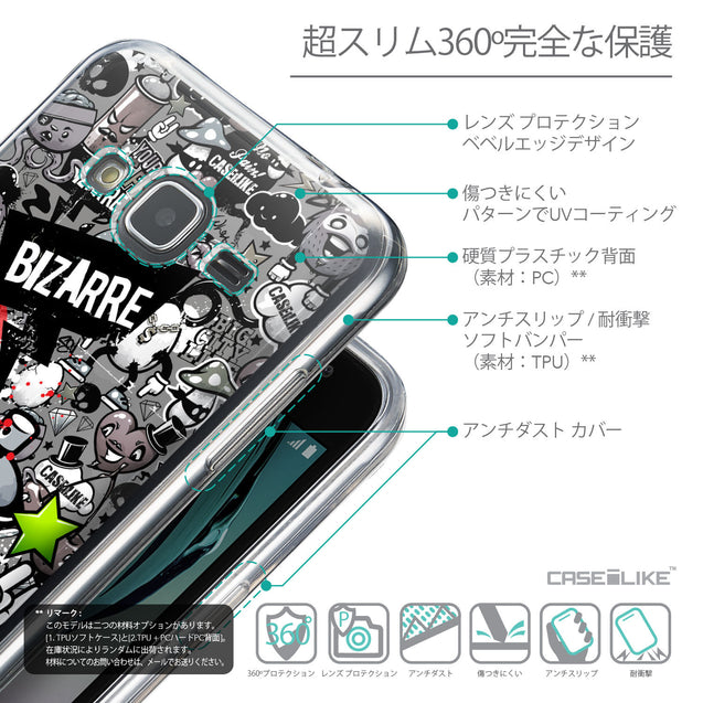 Details in Japanese - CASEiLIKE Samsung Galaxy J3 (2016) back cover Graffiti 2705