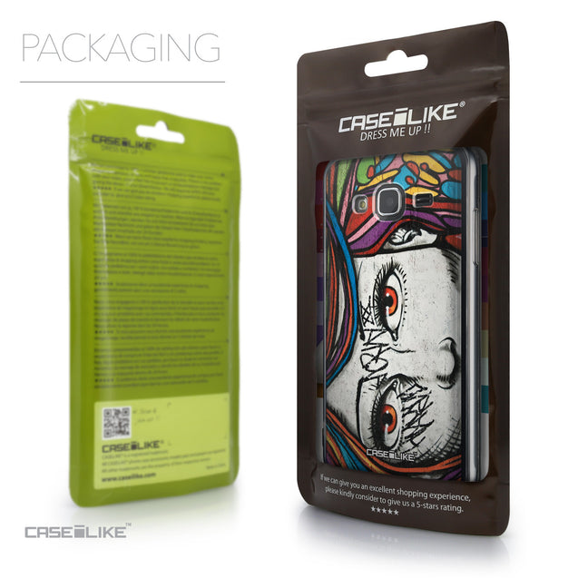 Packaging - CASEiLIKE Samsung Galaxy J3 (2016) back cover Graffiti Girl 2725