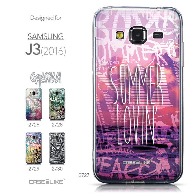 Collection - CASEiLIKE Samsung Galaxy J3 (2016) back cover Graffiti 2727