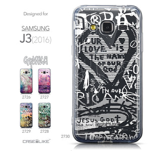 Collection - CASEiLIKE Samsung Galaxy J3 (2016) back cover Graffiti 2730