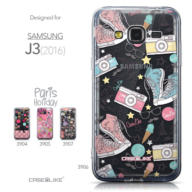 Collection - CASEiLIKE Samsung Galaxy J3 (2016) back cover Paris Holiday 3906