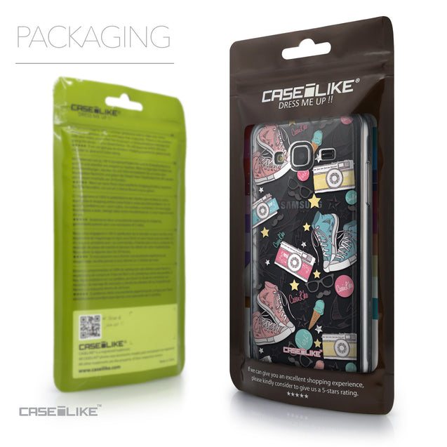 Packaging - CASEiLIKE Samsung Galaxy J3 (2016) back cover Paris Holiday 3906
