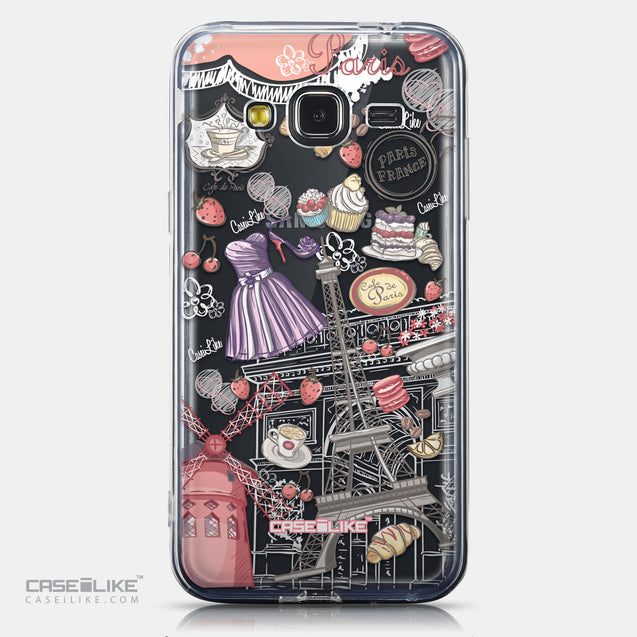 CASEiLIKE Samsung Galaxy J3 (2016) back cover Paris Holiday 3907