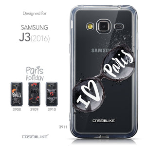 Collection - CASEiLIKE Samsung Galaxy J3 (2016) back cover Paris Holiday 3911
