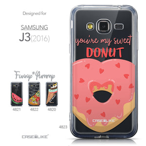 Collection - CASEiLIKE Samsung Galaxy J3 (2016) back cover Dounuts 4823