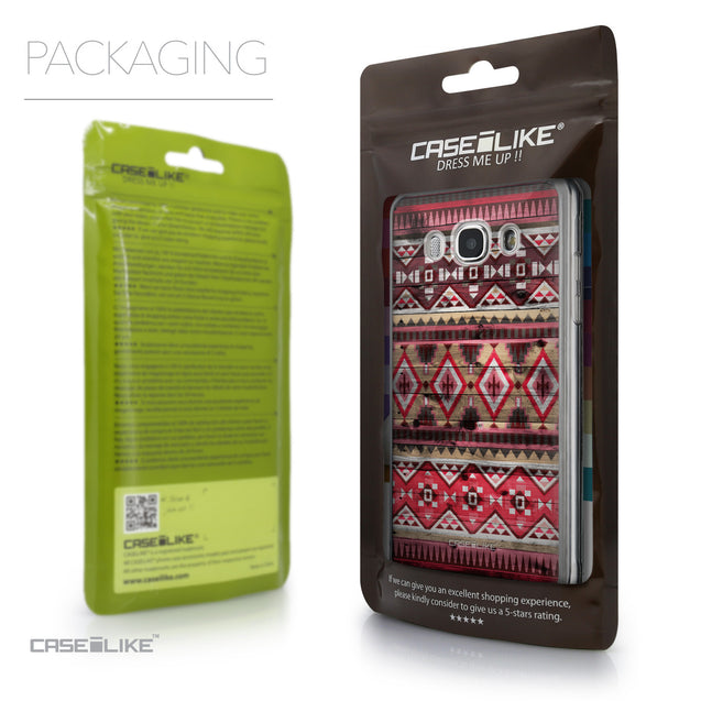 Packaging - CASEiLIKE Samsung Galaxy J5 (2016) back cover Indian Tribal Theme Pattern 2057
