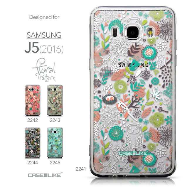 Collection - CASEiLIKE Samsung Galaxy J5 (2016) back cover Spring Forest White 2241