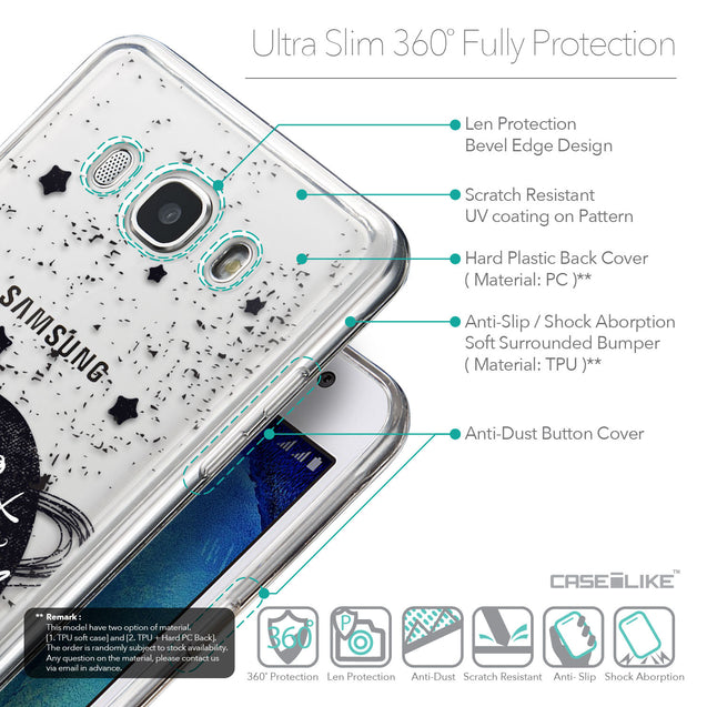 Details in English - CASEiLIKE Samsung Galaxy J5 (2016) back cover Quote 2401