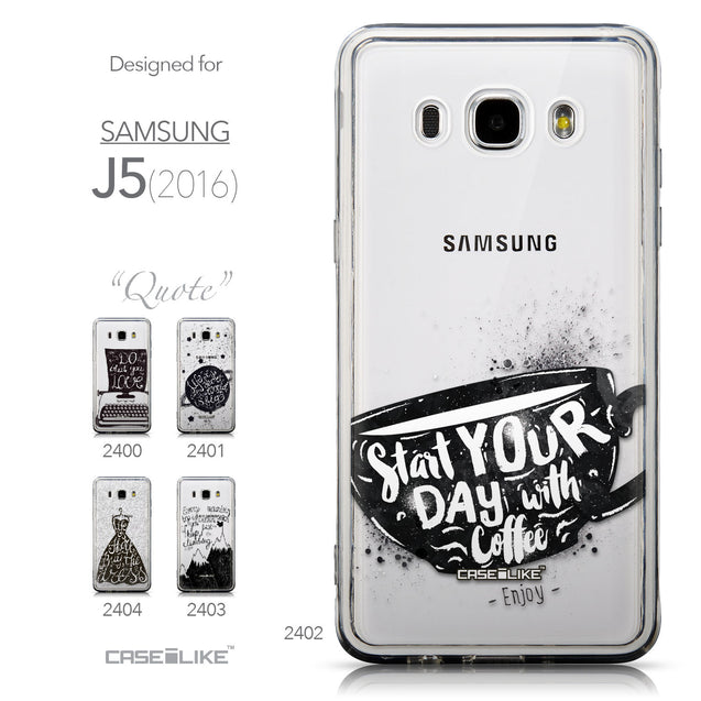 Collection - CASEiLIKE Samsung Galaxy J5 (2016) back cover Quote 2402