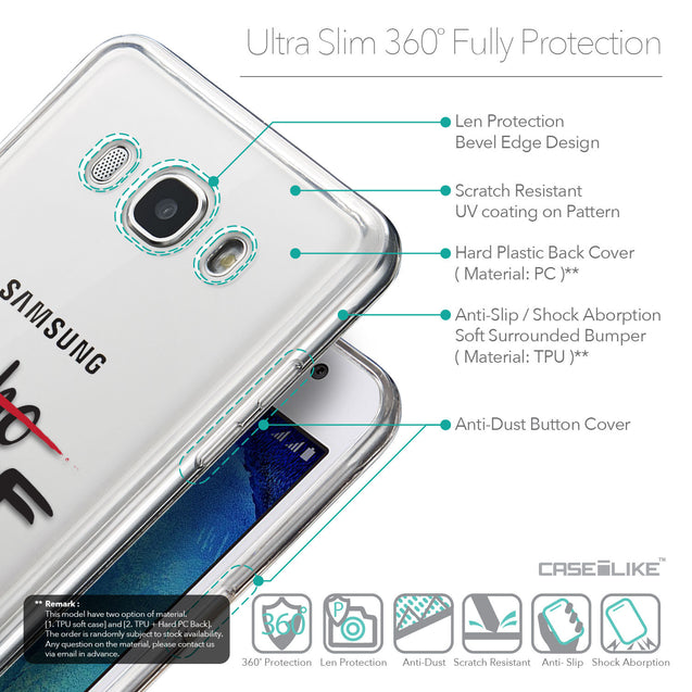Details in English - CASEiLIKE Samsung Galaxy J5 (2016) back cover Quote 2405