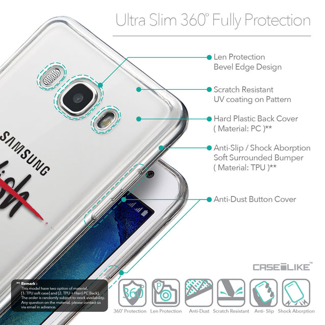 Details in English - CASEiLIKE Samsung Galaxy J5 (2016) back cover Quote 2407