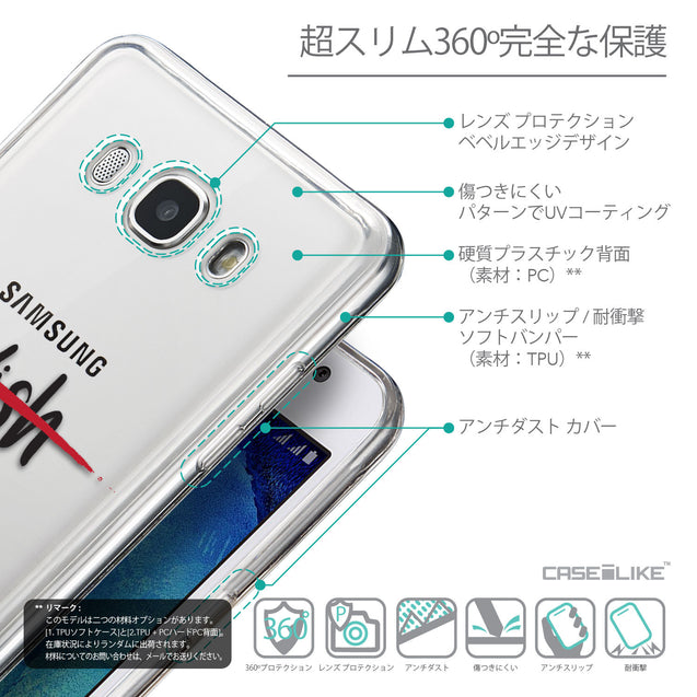 Details in Japanese - CASEiLIKE Samsung Galaxy J5 (2016) back cover Quote 2407