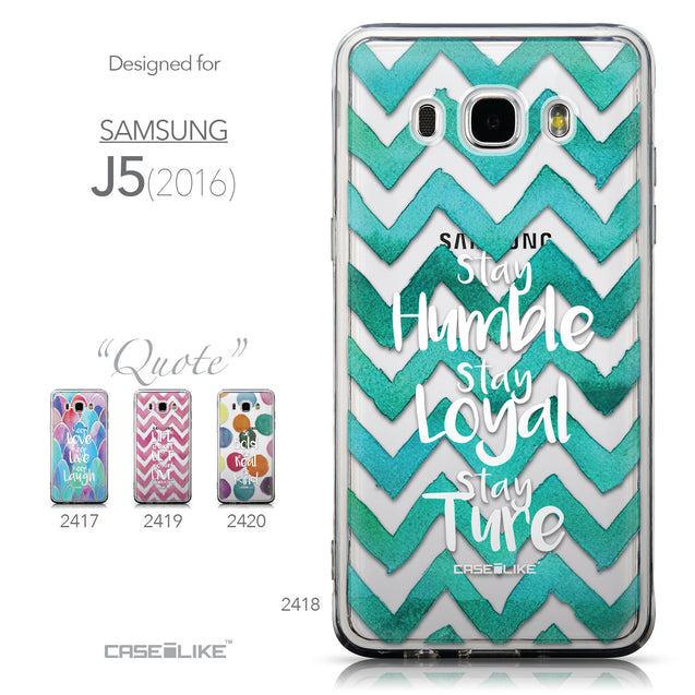 Collection - CASEiLIKE Samsung Galaxy J5 (2016) back cover Quote 2418