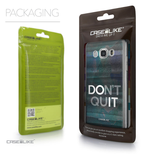 Packaging - CASEiLIKE Samsung Galaxy J5 (2016) back cover Quote 2431